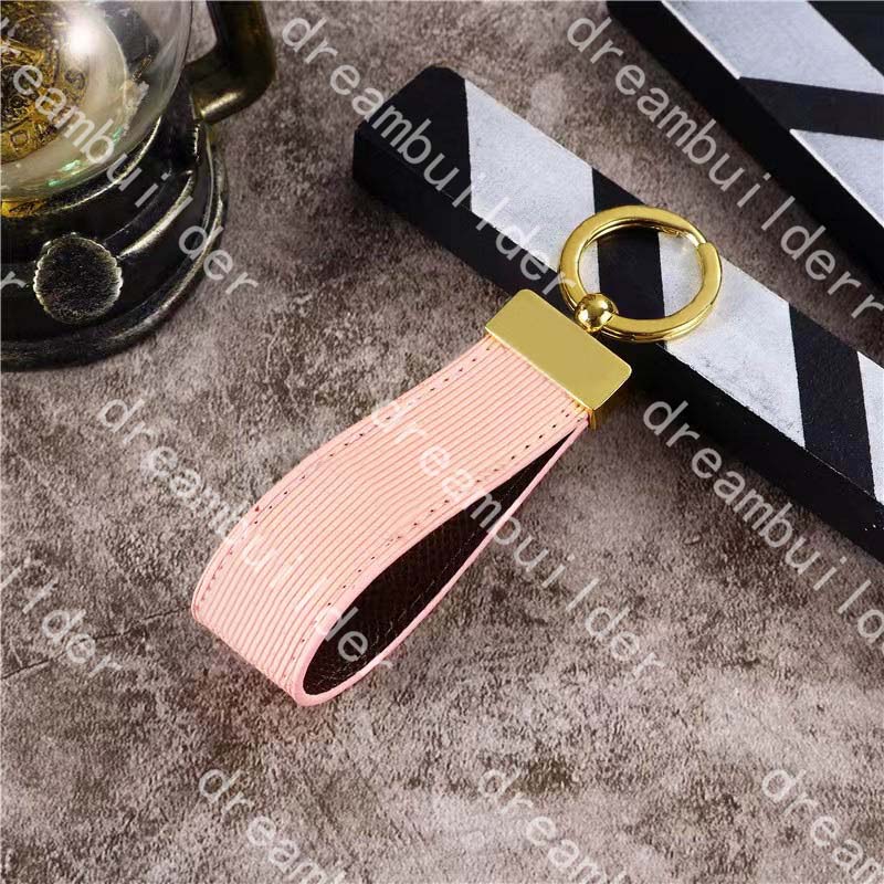 

V Luxury fashion Designer straps Handmade PU Leather Car Keychain Women Bag Charm Pendant Accessories with box