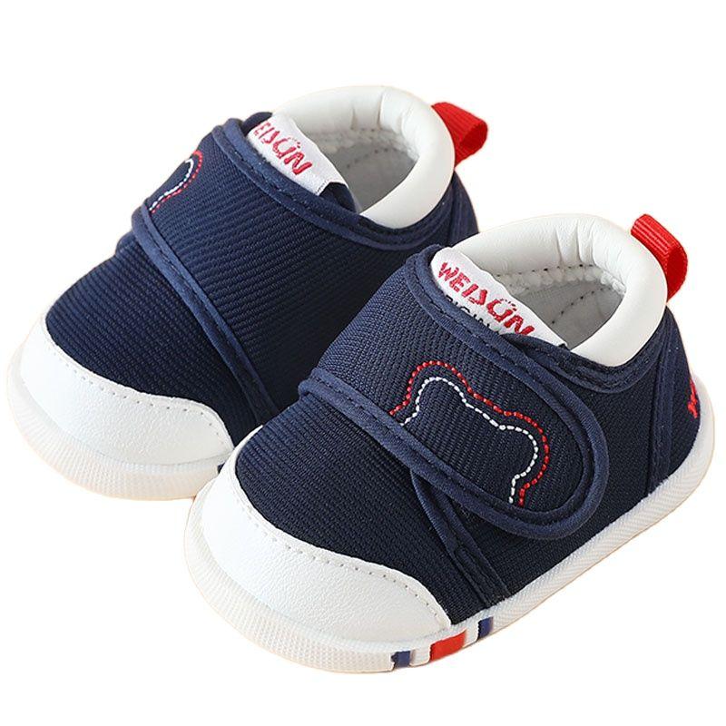 

First Walkers Indoor Toddler Shoes Baby Cloth Floor Crib Boys Girls Soft Bottom Non-slip 0-2 Y Breathable Anti-kick
