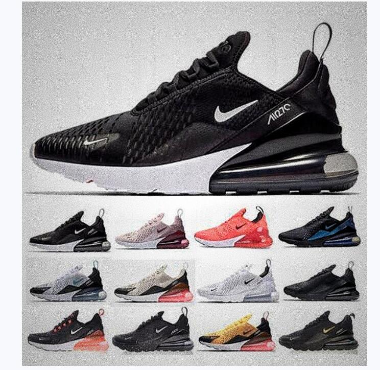 

New max 270 Triple Black White Cool Gray Beture Transparent Running Shoes Men and Women Air Sport Sneakers Runner Trainers
