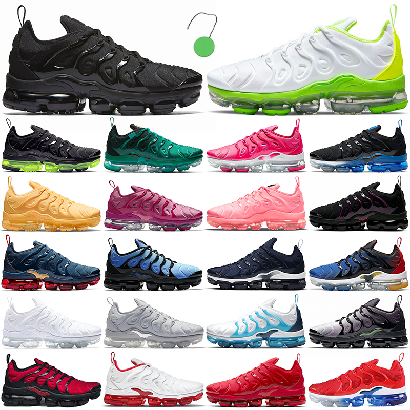 

Vapor Max Running Shoes Air Men Knicks Black White Volt Wolf Grey Cherry All Red Pink Bubblegum Magenta Yolk Atlanta Vapormax Outdoor Mens Sports Trainers Sneakers, 40-47 wolf grey