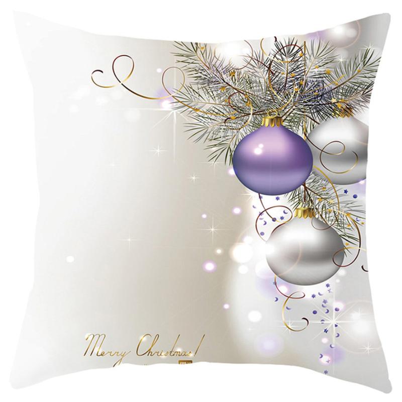 

Sofa Cushion Cover For Christmas Decorative 45x45cm 1PC Short Plush Pillow Xmas Decor 0903#30 Cushion/Decorative