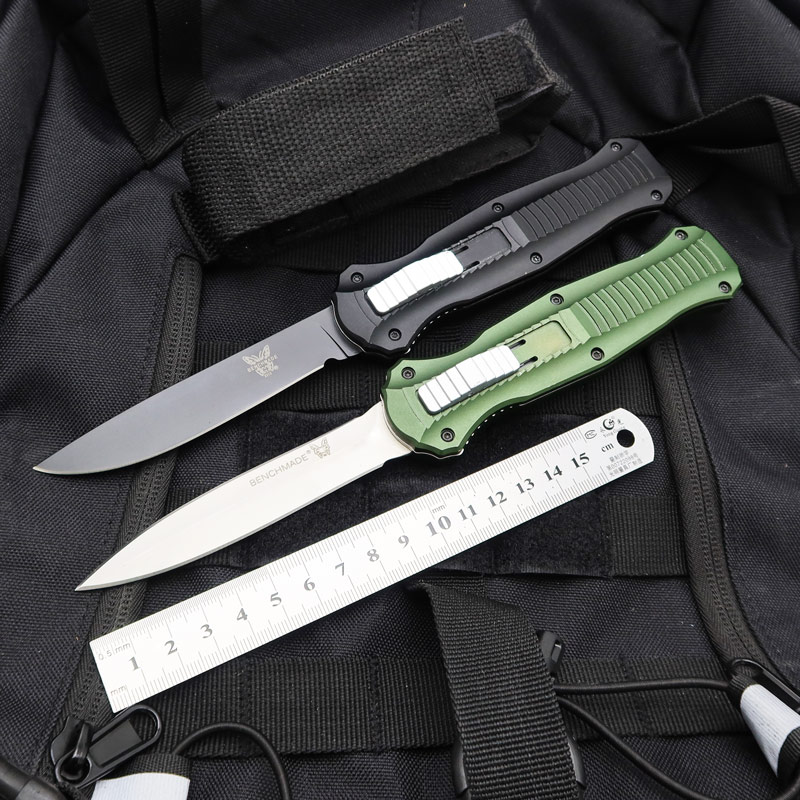 

High quality Benchmade BM 3300 Automatic Knife T6061 Aluminum Alloy folding Blade Military Tactical Survival gear straight out OTF knives