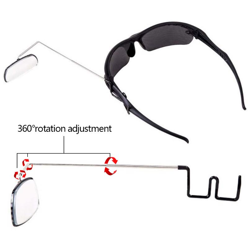 

Outdoor Eyewear Cycling Glasses Rear View Mirror Bicycle Riding Mini Reflector Multi-angle Adjustable Mount Eyeglass Plane