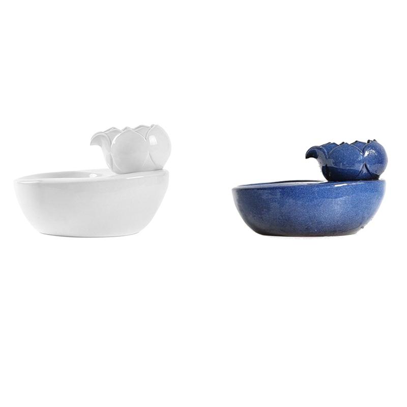 

Cat Bowls & Feeders Cats Dogs Electric Round Basin Drinking Fountain Automatic Circulating
