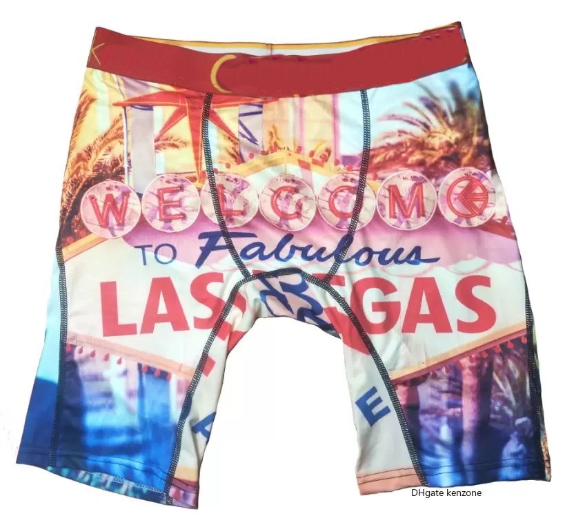 mens Underpants boxers men women underwear breathable briefs legging sports skate board basketball quick dry printed short pants
