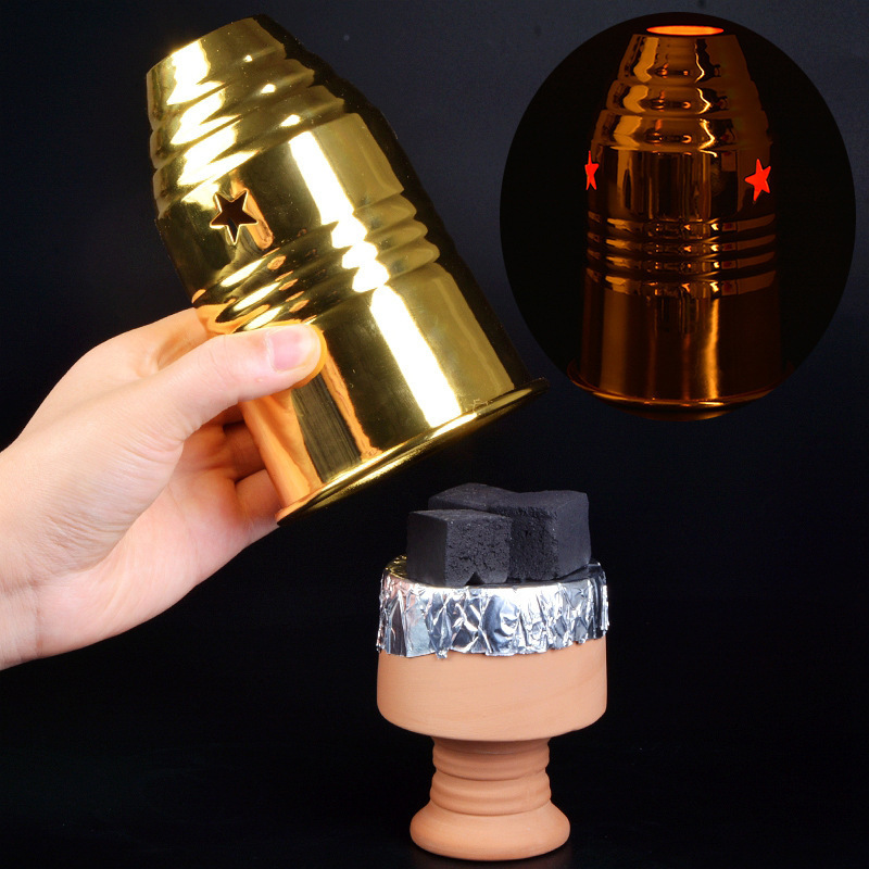 

Hookah Accessories Arab Windproof Cover, Smoke Pot Bar Anti Open Fire Cover