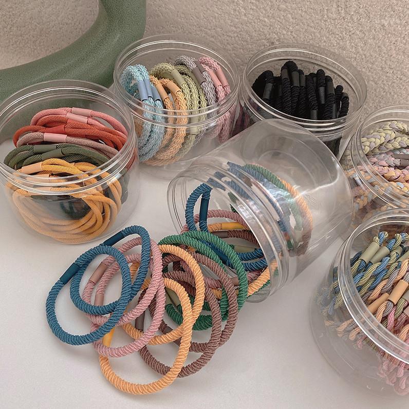 

Hair Clips & Barrettes 20PCS/Set Girls Cute Colorful Balls Pearls Elastic Bands Holder Scrunchie Tie Gum Fashion Accessories