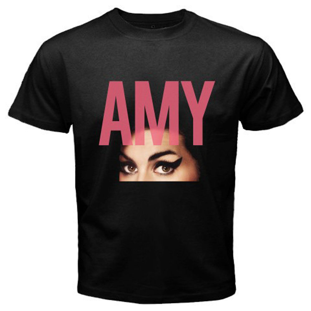 

New Amy Winehouse AMY Men's Black T-Shirt Size S-3XL, White;black