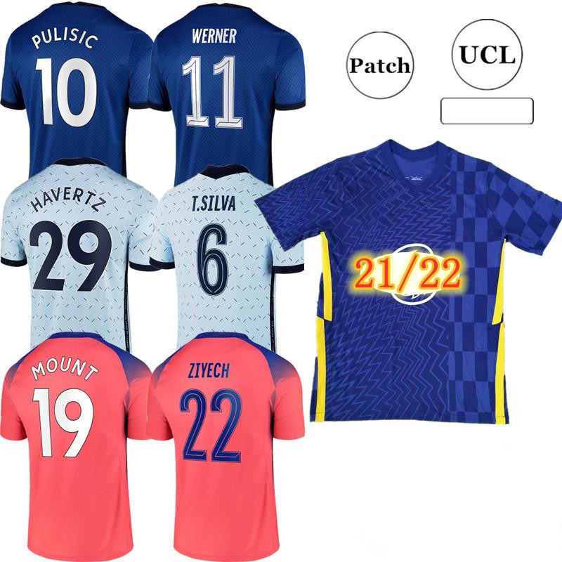 

21 22 soccer jerseys CFC football shirt KANTE GIROUD PULISIC Man WERNER MOUNT ZIYECH LAMPARD kids HAVERTZ kit T. SILVA ABRAHAM set CHILWELL, 2021 home