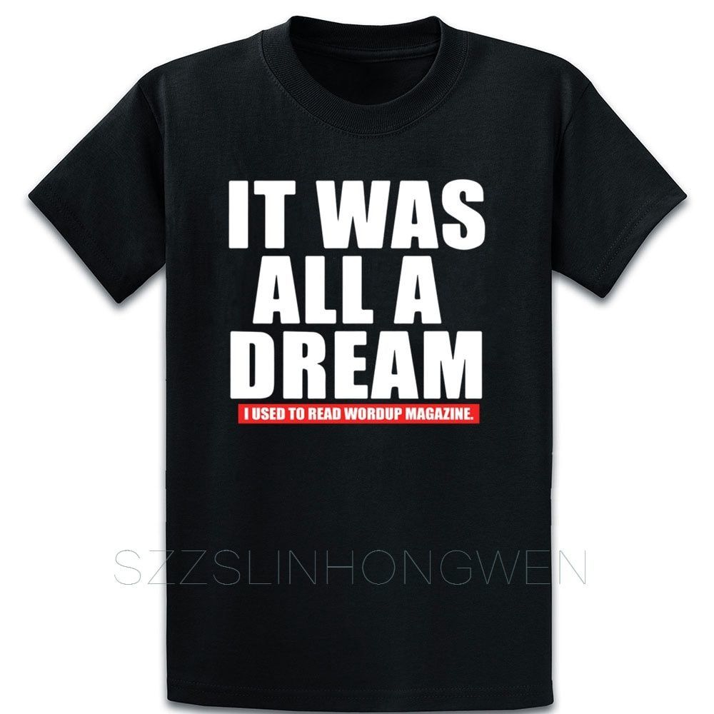 

Notorious b i g Biggie Smalls It Was All a Dream t Short Sleeve Summer Style Customized Over Building Shirt