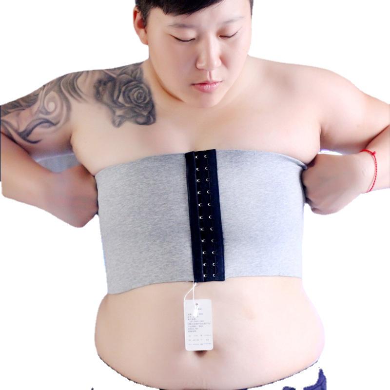 

Women' Shapers Tomboy Chest Binder Slim Breast Shaper Tank Top Casual Buckle Bra Vest Les Lesbian Undershirt Tube Bandeau, Black
