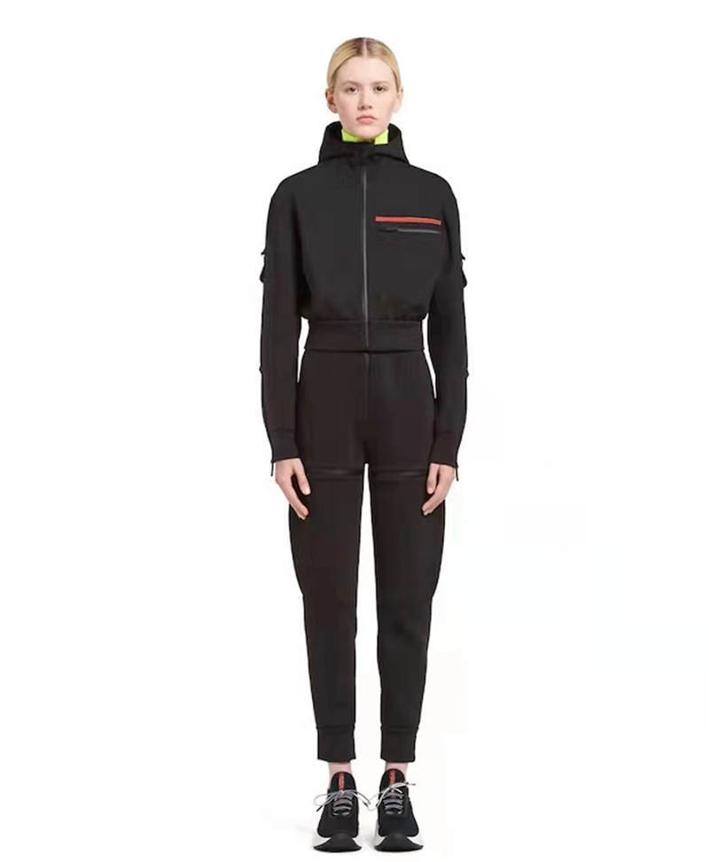 

Woemn Track Suits Sweater Hooded With Pants Trouse Sport Slim for Lady With Letters Zippers Spring Autumn Terry Tops Hoodie Sets, Gray