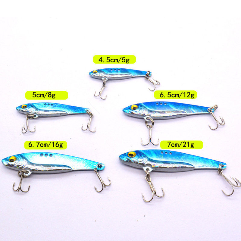 

Sale Metal Vib Blade Lure 5/8/12/16/21G Sinking Vibration Baits Artificial Vibe for Bass Pike Perch Fishing
