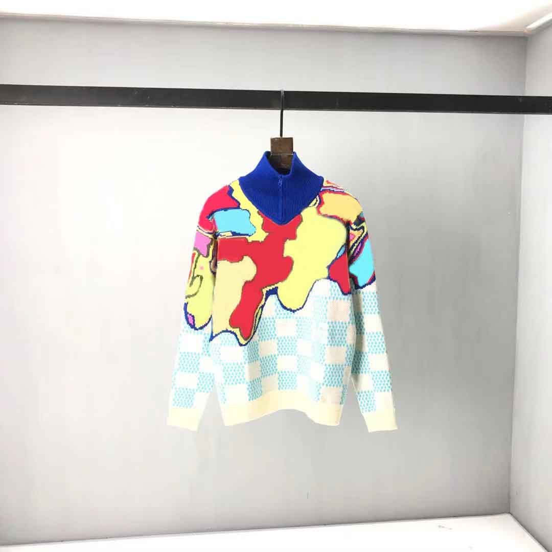 

men's sweater suit hooded casual fashion color stripe printing31 Asian size high quality wild breathable long sleevebx-Shirts uu1