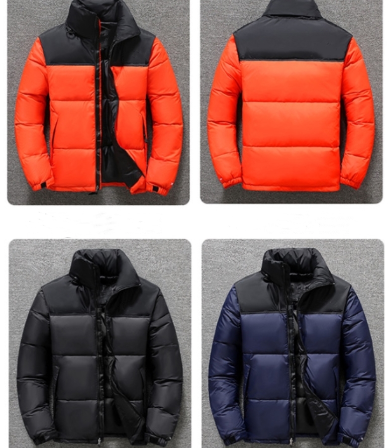 

Mens Stylist Coat Parkas Winter Down Jacket Fashion Men Women Feather Overcoat Jackets size M-4XL, Customize