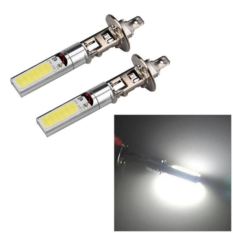 

Car Headlights 2Pcs/Lot High Power 10W COB LED Super Bright H1 Chip On Board Vehicle White 6K 6000K Day Driving Light H3 Fog Lamp