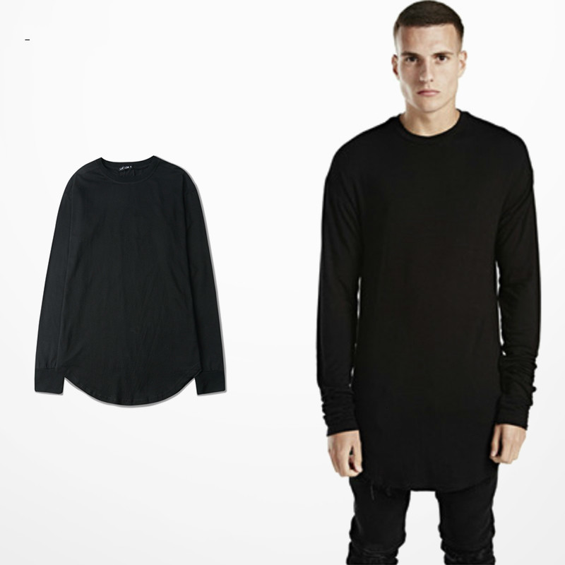 

tee Autumn extend hip hop street Justin bieber attacked shirt t-shirts kanye long design oversize hand holding, White;black