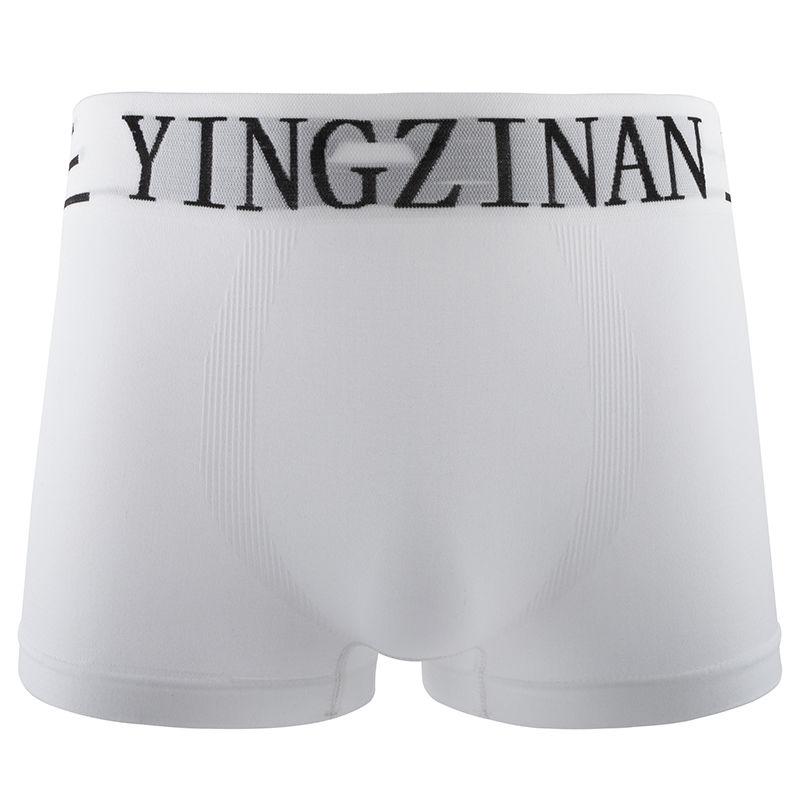 

Underpants Men Underwear Seamless Boxer Comfortable Soft U Pouch Cueca Male Panties For Lingerie Sexy Boxershorts Man, Black;white