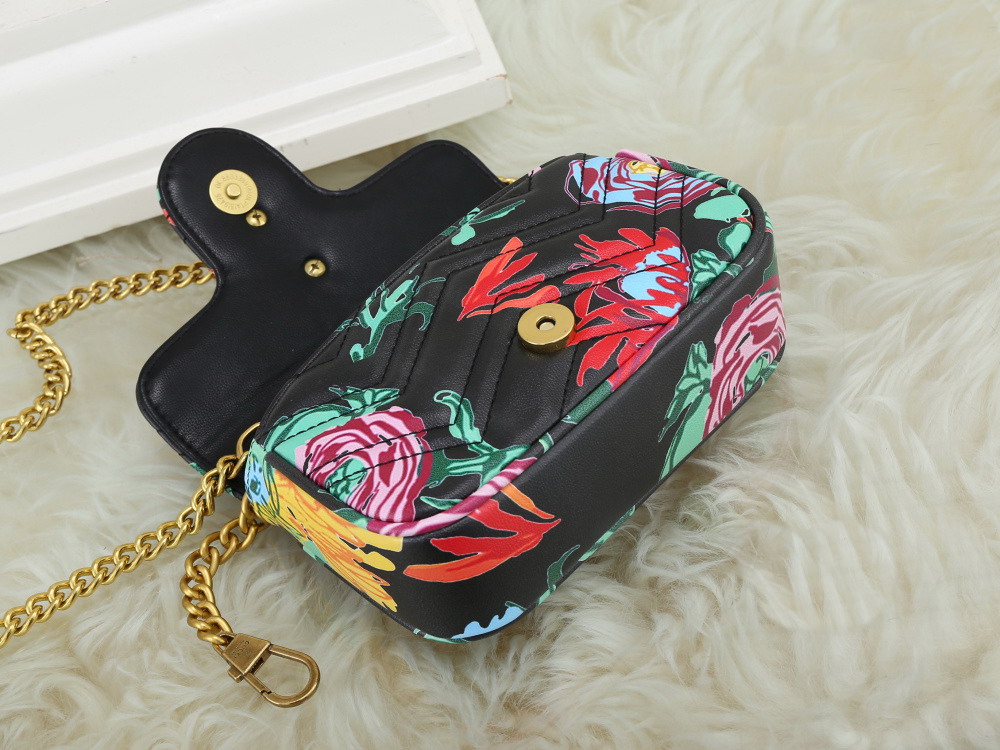 

High quality Women Lady Fashion Marmont Bags Leather Crossbody Handbags Purses Backpack tote Shoulder Bag