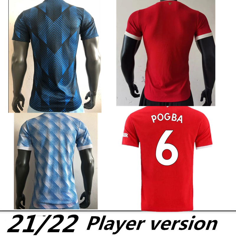 

player version Man 2021 2022 soccer jerseys UNITED CAVANI UTD VAN DE BEEK B. FERNANDES RASHFORD Sancho football shirt 21 22 man