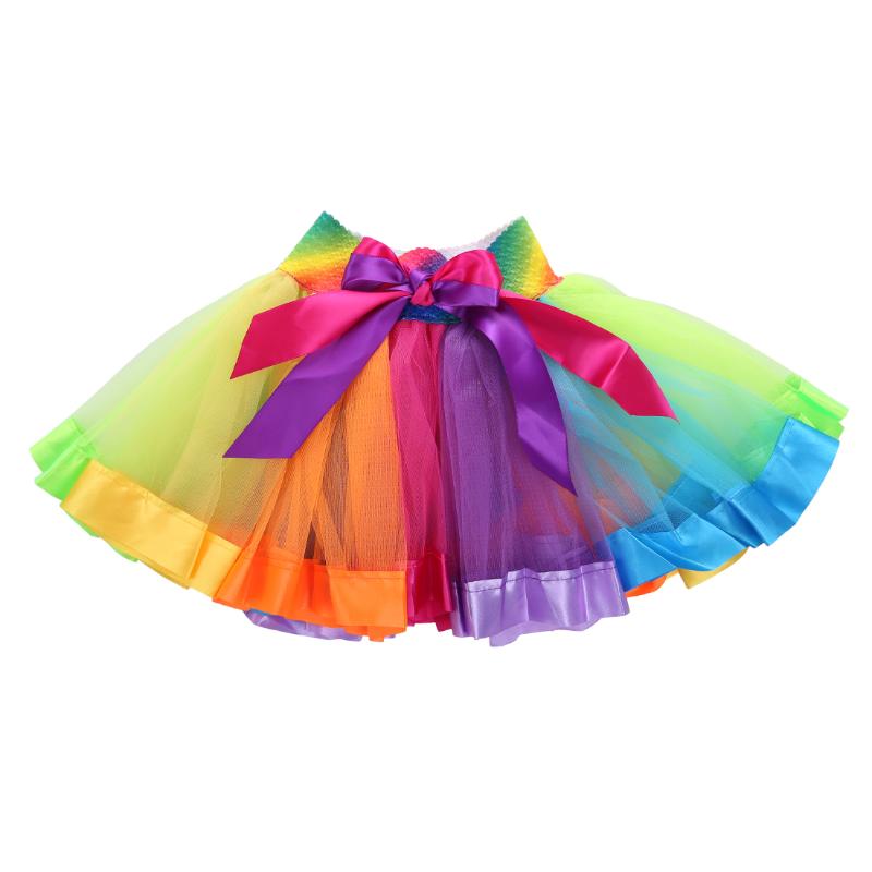 

Skirts Baby Girl Kids Fluffy Tutu 2021 Lace Bow Skirt Pettiskirt Party Dancewear, Blue