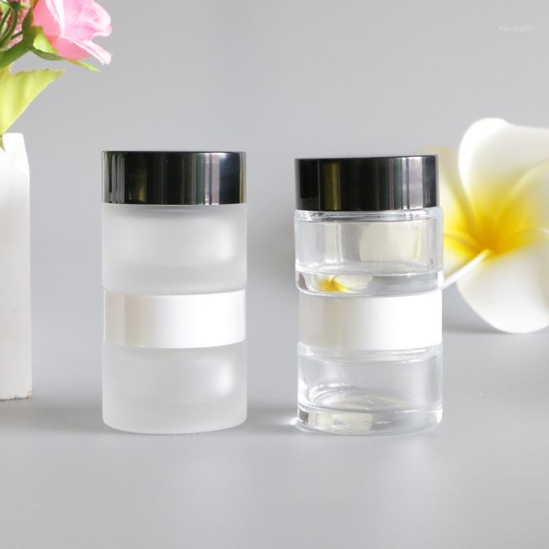 

Storage Bottles & Jars 10G Frosting Glass Empty Hand Moisturizer Cream Pot Jar Eye Face Feet Sunscreen Mask Container Body Lotion Packaging