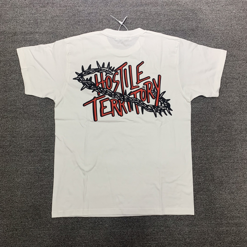 

Tuff Crowd Morals Not For Sale Hostile Territory Vintage Tee Men's t-shirts Graphic t shirts Women's tshirt Plus Size T-shirt Over, White;black