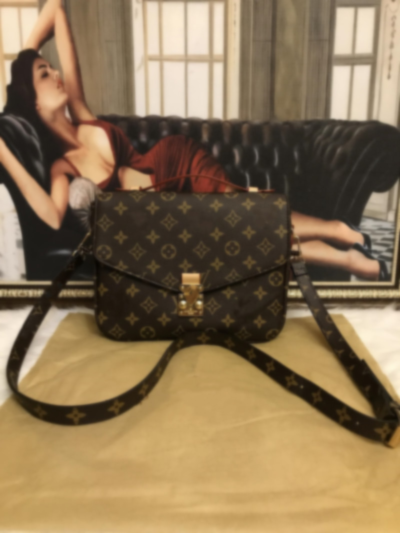 

2021 LVLouisVitton Vutton Pochette Metis Bag Women Crossbody Shoulder Bags Luxury Designers Handbag Genuine Leather Tote Purse H