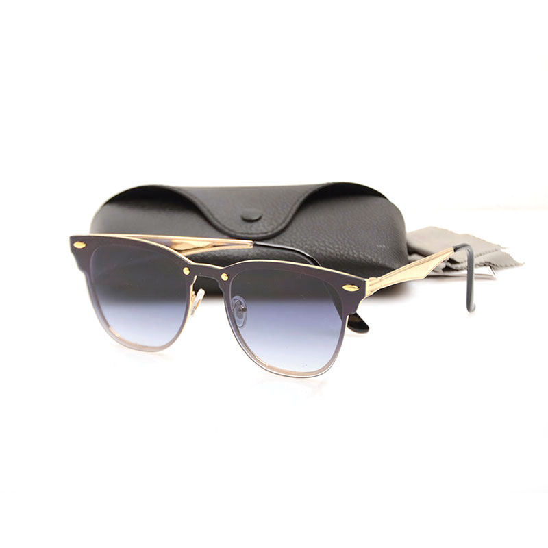 

Top Quality Womans Sunglasses Resin lens Luxury Mens Sun glasses UV Protection men Designer eyeglass Metal hinge Fashion women spectacles wi, White;black