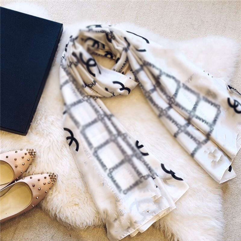 

silk scarf brand summer women's scarves shawl fashion printed scarfs 190*80 cm