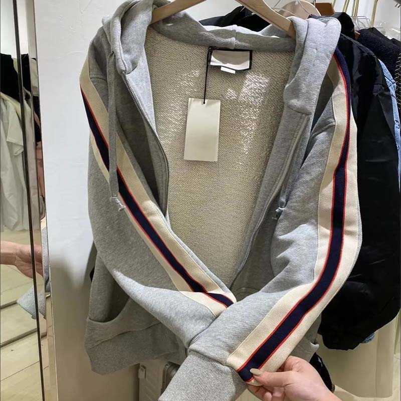 

Men Autumn Jacket Letter Print Clothes Zipper Coat Casual Hip Hop Style Outdoor Contrast Color Top Spring Loosed Fashion Stripe Clothes, Black;brown