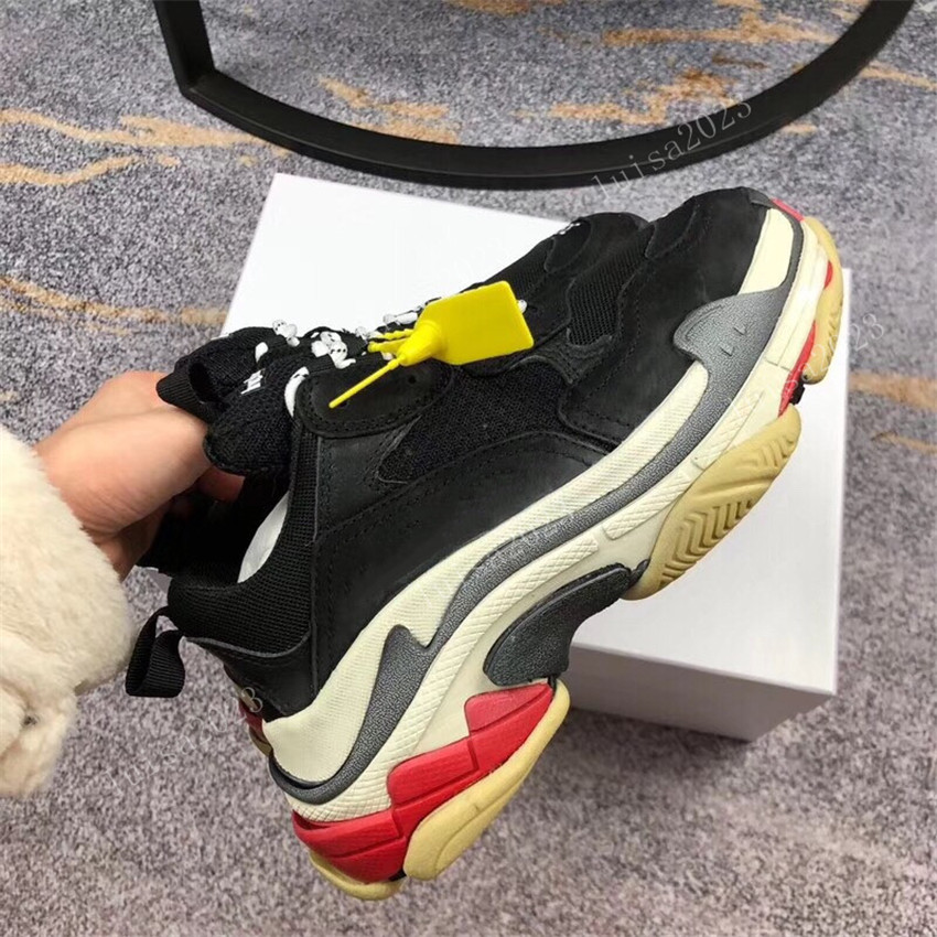 

Platform Trainers Paris Casual Shoes Triple S Layer Sole Trainers Dad Shoe Sneaker Black Oversized Mens Womens Fushia Pink Beige Runners Cha