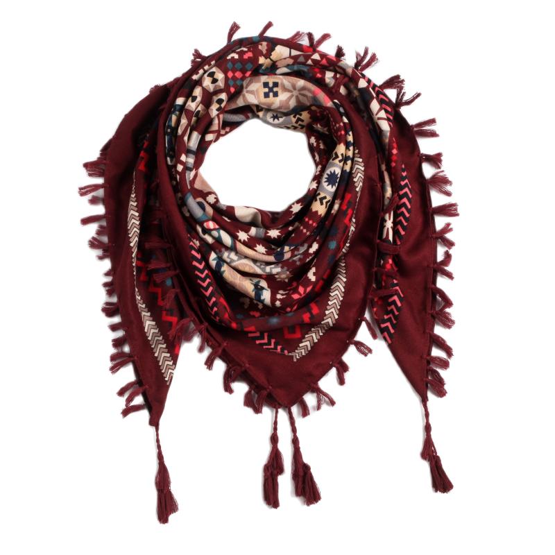 

Scarves Large Square Scarf For Women Bohemian National Style Spring And Autumn Warm Lady Cape V9074