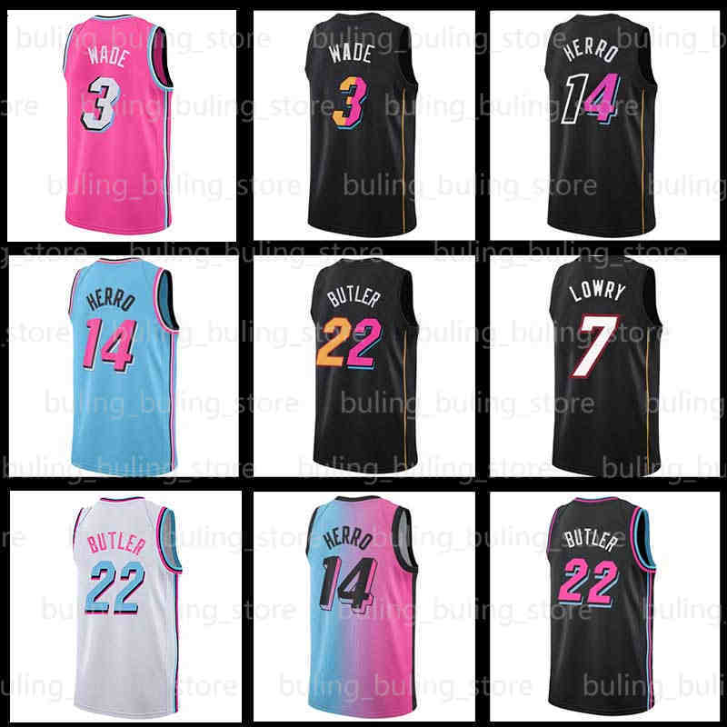 

Jimmy 22 Butler Basketball Jersey Dwayne 3 Wade Tyler 14 Herro Kyle 7 Lowry 75th Anniversary Heats Dwyane Bam 13 Adebayo Duncan 55 Robinson Miamis Kendrick Men Nunn, Men jersey+patch