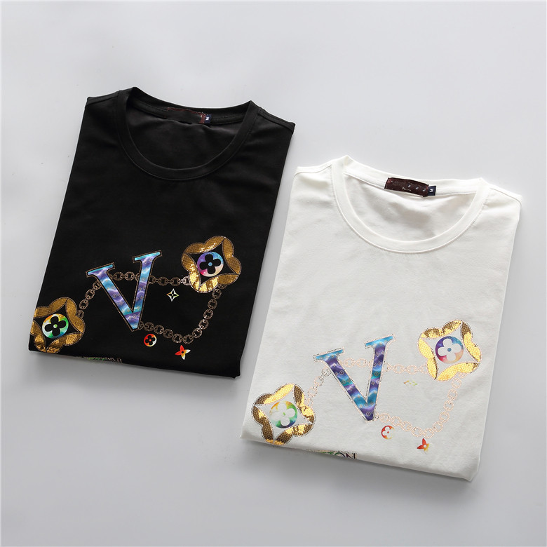 

Fashion Brand 100% cotton Men's T-Shirts Soft vintage letter print women short sleeve summer style men vestidos ropa mujer black white