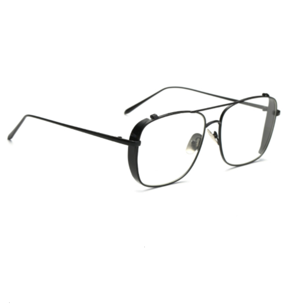 

sunglasses Fashionable frames clear golden men's womens frame designer glasses luxtury for men women uv 400 protection sun glasses, Black