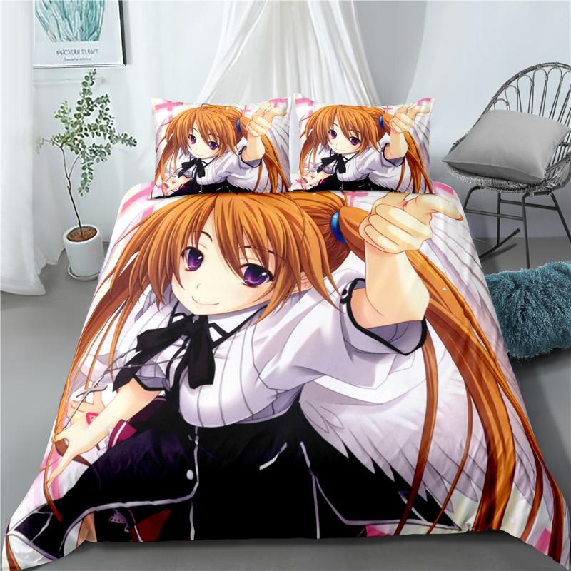 

Anime High School DxD 3D Printed Bedding Set Duvet Covers Pillowcases Comforter Bedclothes Bed Linen Sets