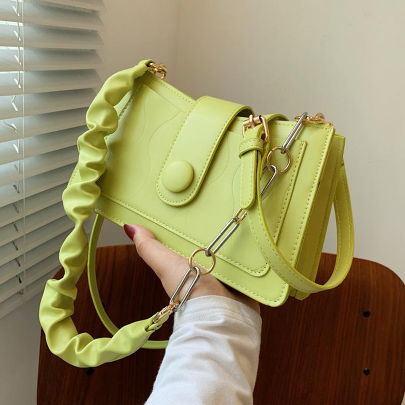 

Evening Bags Crocodile Pattern Small Armpit Bag For Women Messenger 2021 Elegant Green Chic Chain Shoulder Crossbody Female Handbags