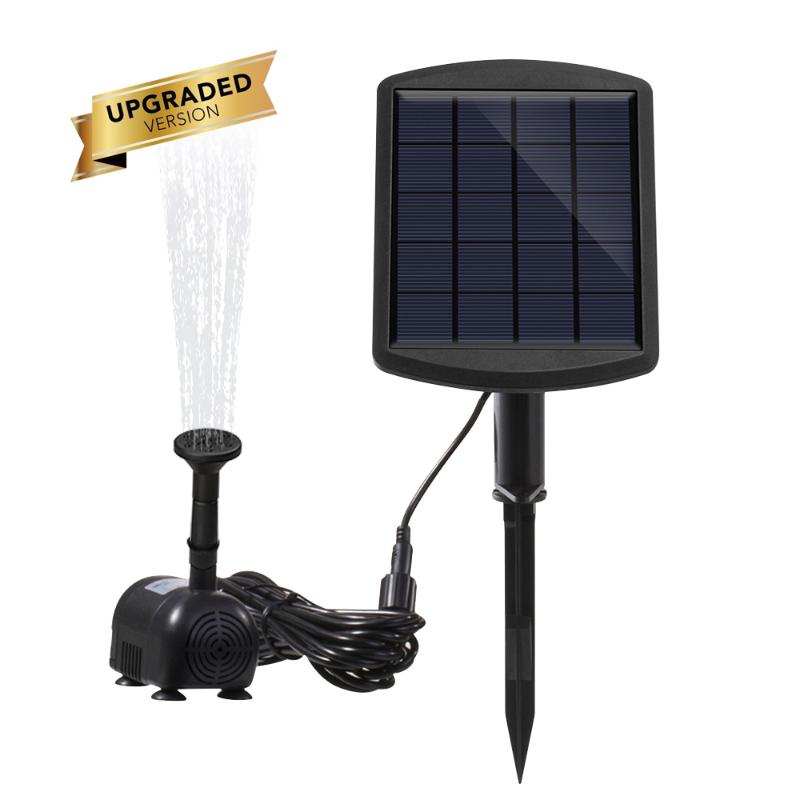 

MeterMall Solar Water Fountain Pump For Garden Floating Plants Watering Power Miniature Pool Waterpump Decorations