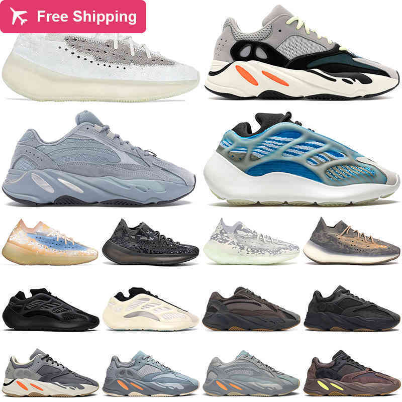 

with box nice kanye 700 V3 running shoes men women Azareth Azael 380 Calcite Glow Solid Grey Vanta Static Inertia mens womens outdoor sports sneakers, 700 v3 azareth