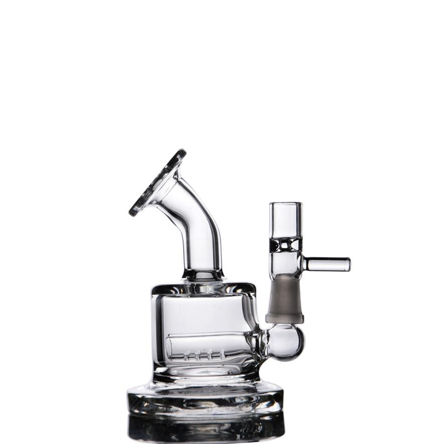 

Small Hookahs Mini Dab Rigs Bong Water Pipes Unique Glass Water Bongs Heady Oil Rigs With 10mm Bowl Shisha YJ34