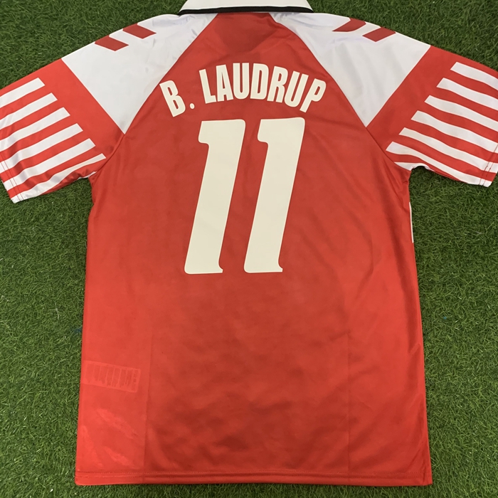 

TOP 1992 retro soccer jerseys B.LAUDRUP 11 M.LAUDRUP 10 Jorgensen away football shirts vintage classic de kits Maillot 1998 futbol shirt HOM, Black;yellow