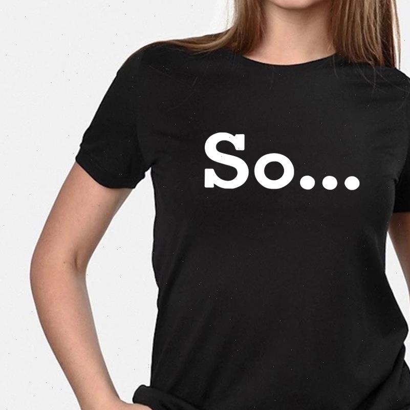 

Women Tops SO Letter Simple T shirt Design Woman Clothes Basic Summer Top Crewneck Casual Family Look Fashion Short Sleeve, White