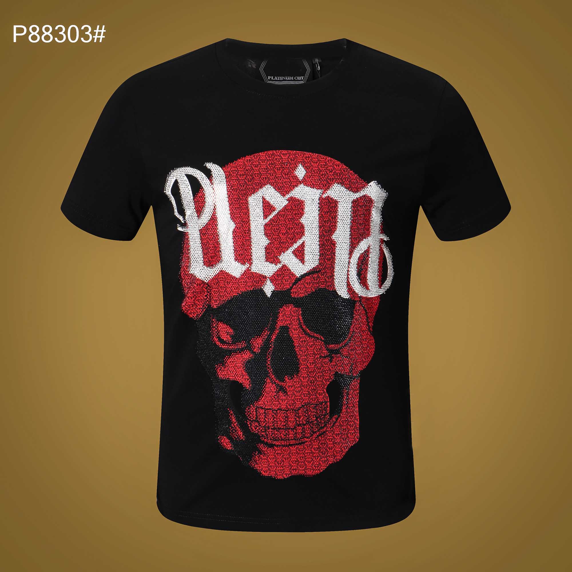 

22FW Top Quality Men Women Designer T-Shirts Luxury philip Shirt pjs Hoodie jackets Summer Round neck skull Diamond usd shirts shoes Autumn size M- pp3, Ivory