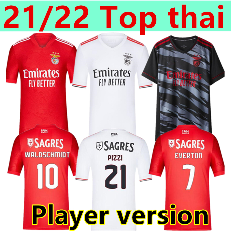 

21 22 benfica soccer jerseys Éverton third OTAMENDI GRIMALDO 2021 2022 RAFA jota Pizzi Rúben SEFEROVIC PEDRINHO football uniforms shirts player version, 21/22 3rd
