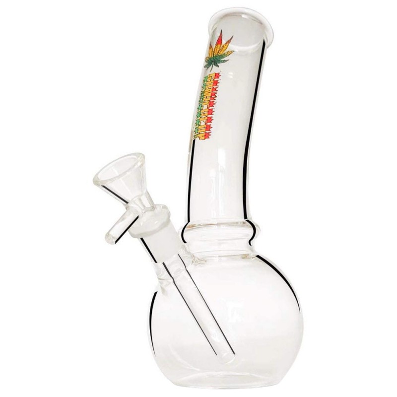 

8 Inch Perfect Glass Water Bottle Big Tank Pipe Handmade Water Can Portable Travel Kitchen Accessories Reservation Cup Tools