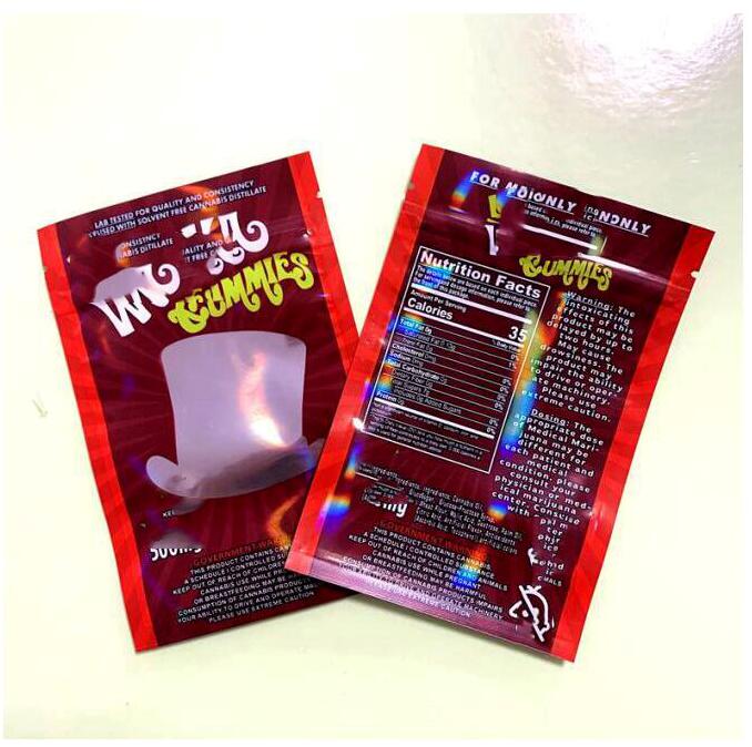 

500mg Empty GUMMIES Candy Packaging bag dank Gummy bags mylar Edibles RUNTZ