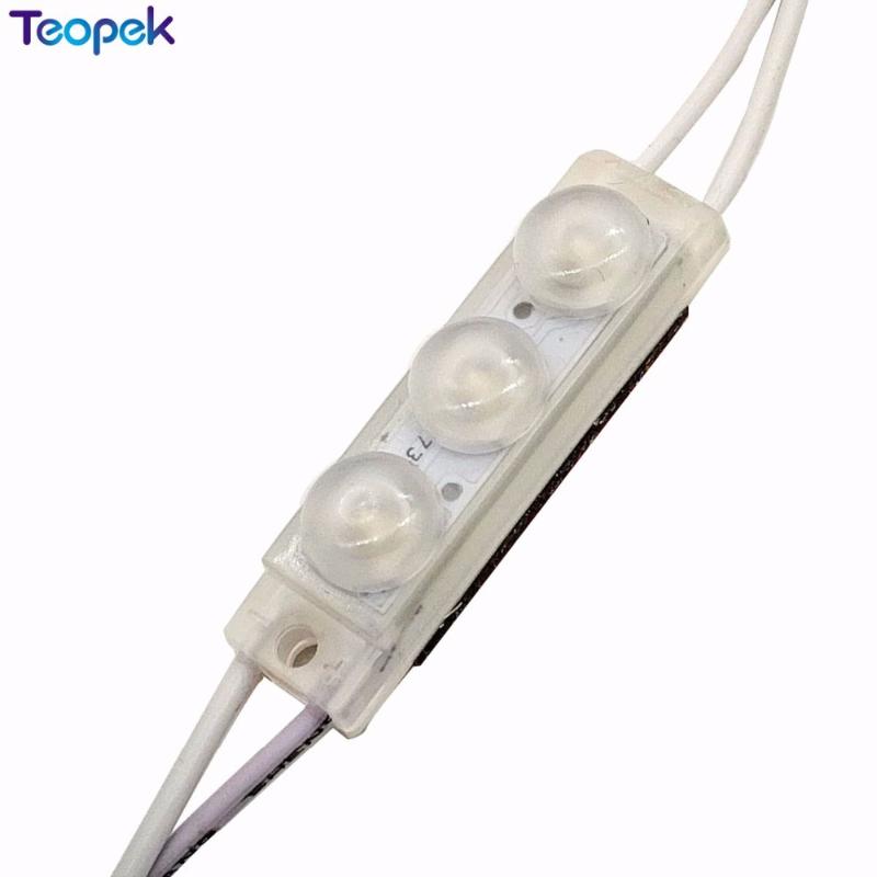 

100pcs 2835 3 Led Injection Module With Len 1.5w 150lm High Power Small Side Light Lamp Super Brightness Outside Backlight Modules