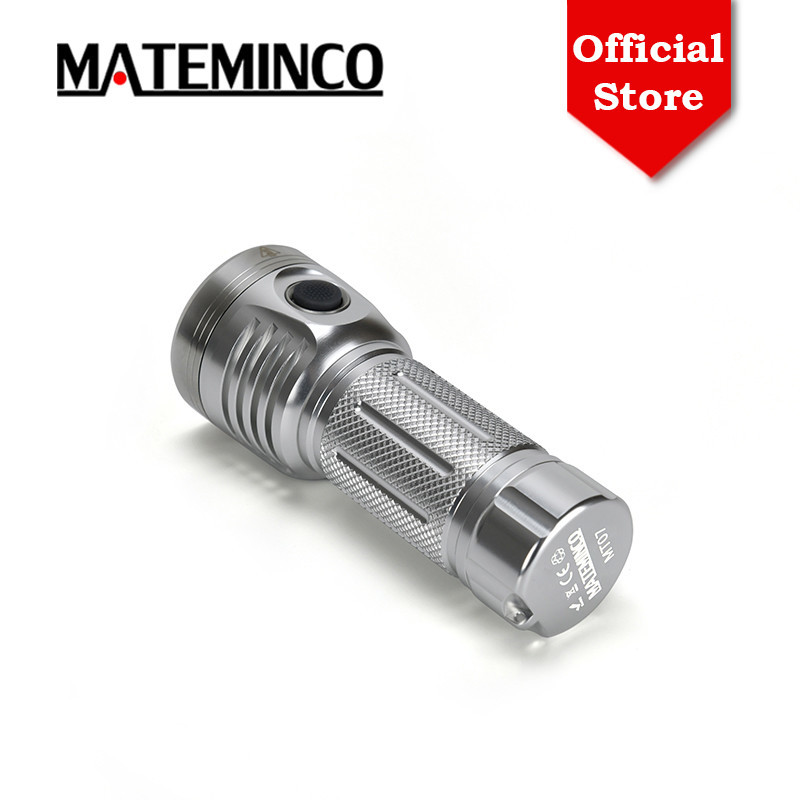 

Mateminco MT07 7*Luminus SST20 5500lm 415m Powerful 21700 18650 USB Type C Rechargeable LED Flashlight Lantern For Self Defense 210322
