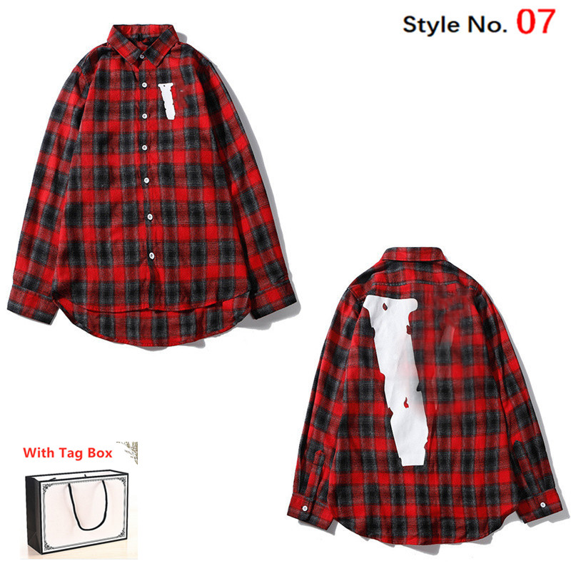 

2021 Men Shirts Women Long Sleeve High Quality Casual Shirts Letter Printed Hip Hop Style Clothes With Label Box, White;black